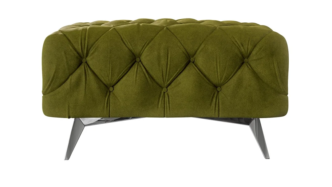 Puf pikowany Chesterfield 80x80 TEO — Riviera 36