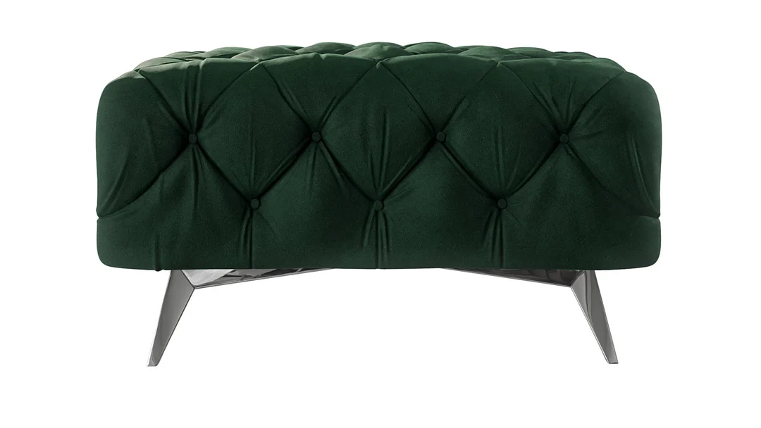 Puf pikowany Chesterfield 80x80 TEO — Riviera 38