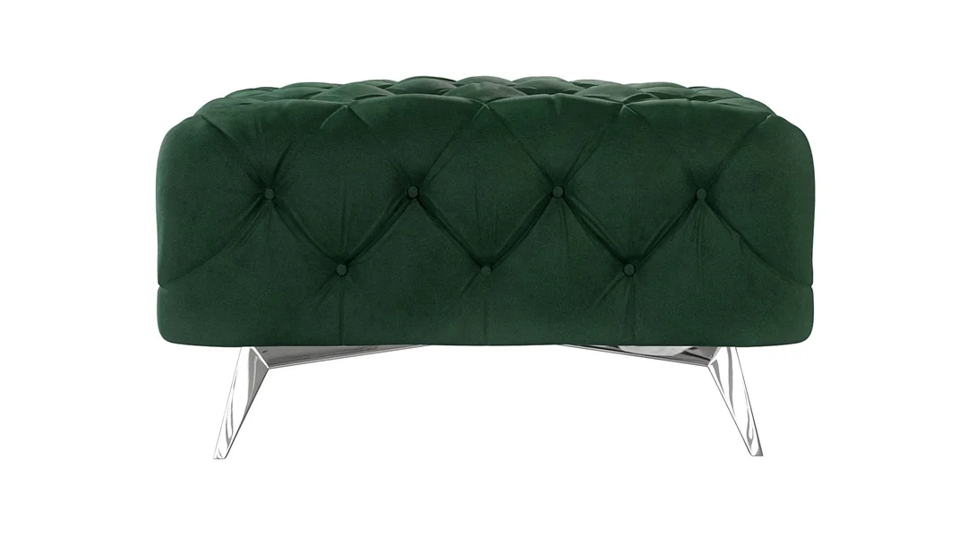 Puf pikowany Chesterfield 80x80 TEO — Riviera 38