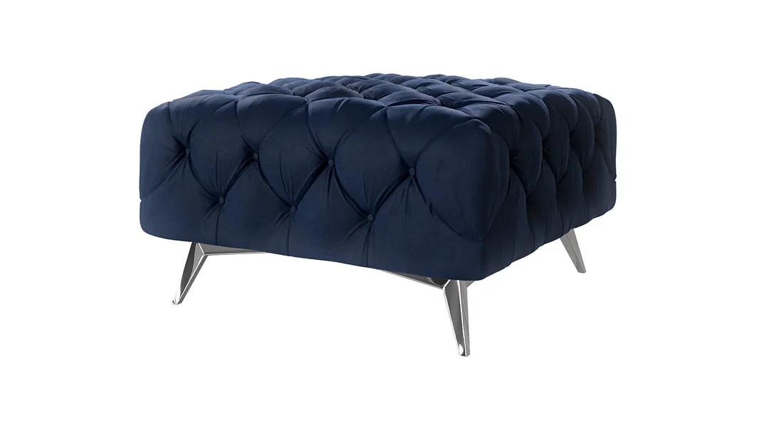 Puf pikowany Chesterfield 80x80 TEO — Riviera 81