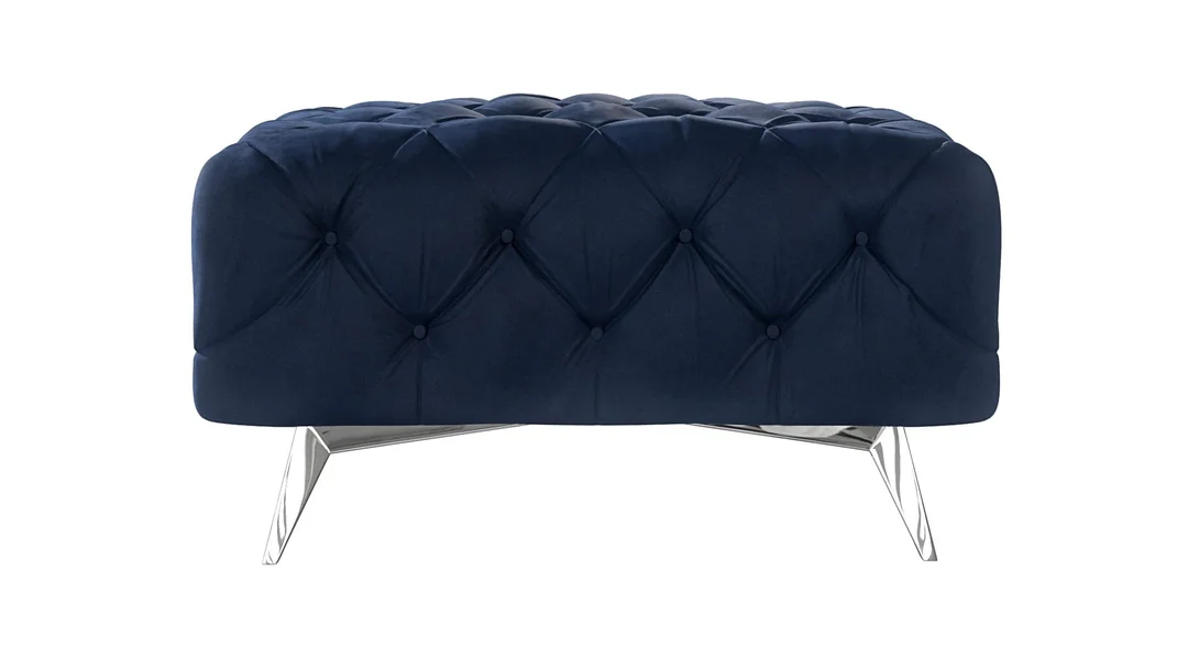Puf pikowany Chesterfield 80x80 TEO — Riviera 81