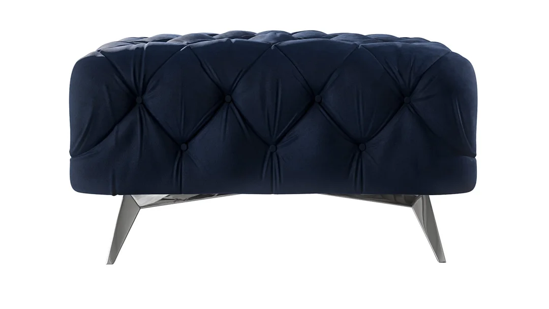 Puf pikowany Chesterfield 80x80 TEO — Riviera 81