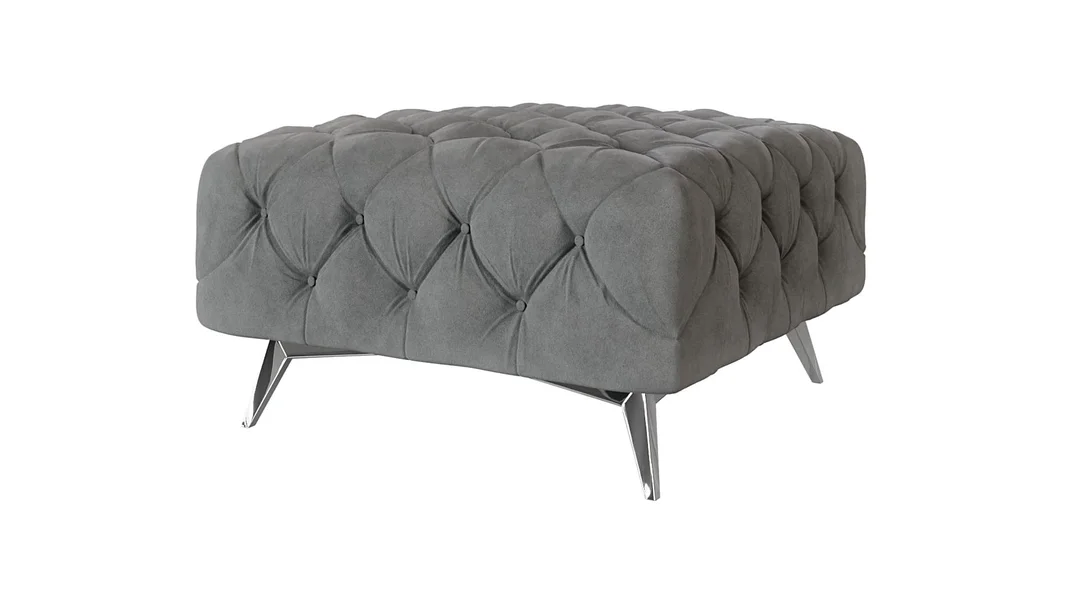 Puf pikowany Chesterfield 80x80 TEO — Riviera 91