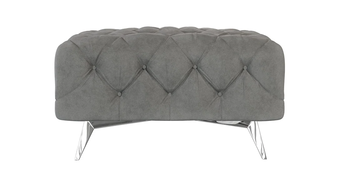Puf pikowany Chesterfield 80x80 TEO — Riviera 91