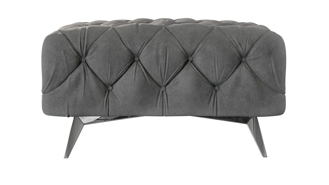 Puf pikowany Chesterfield 80x80 TEO — Riviera 91