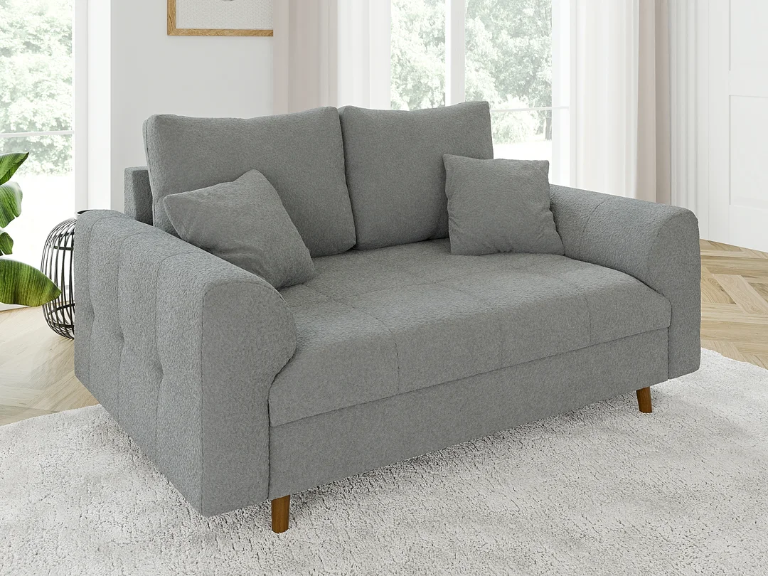 Sofa dwuosobowa Laril nowoczesna na wysokich nóżkach 150x93 — Coral 75