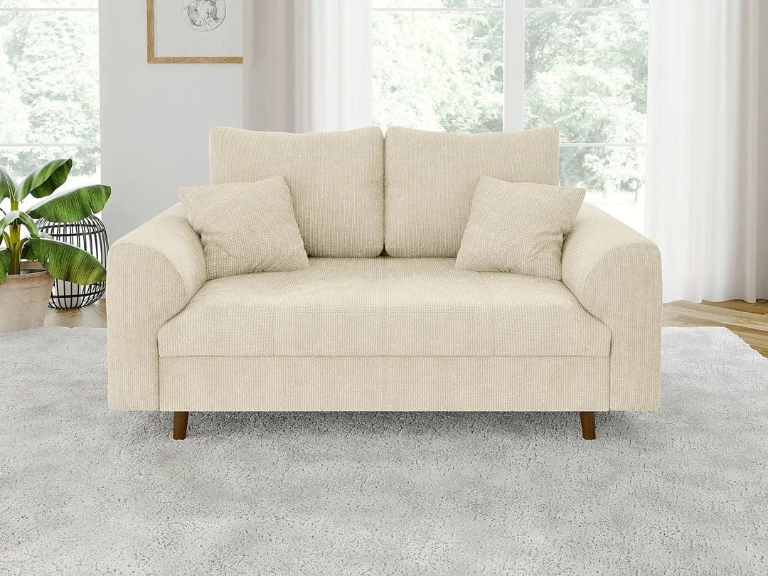 Sofa dwuosobowa Laril nowoczesna na wysokich nóżkach 150x93 — Flow 5