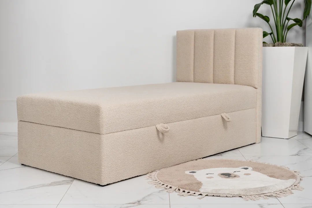 Łóżko Atlanta Comfort młodzieżowe z pojemnikiem na pościel na wymiar — Lambi 5