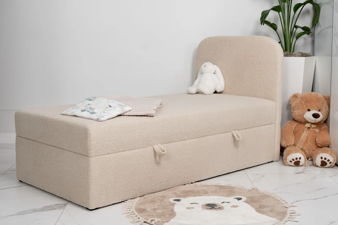 Łóżko Denver Comfort młodzieżowe z pojemnikiem na pościel na wymiar — Lambi 5