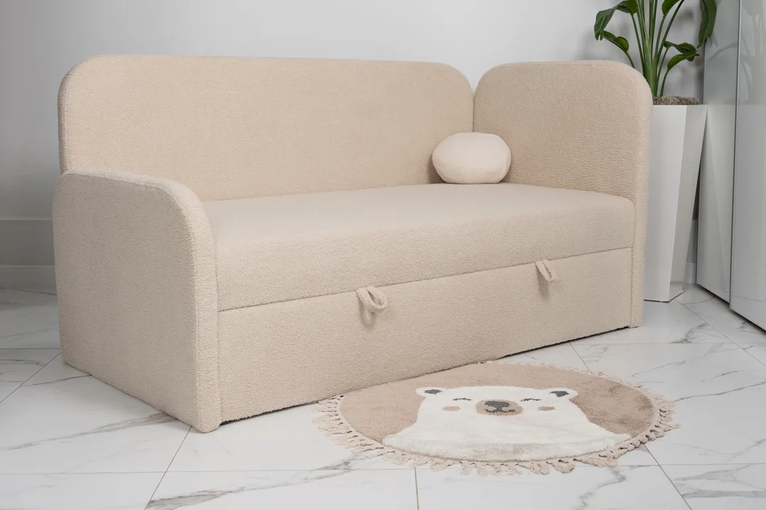 Łóżko Waszyngton Comfort młodzieżowe z pojemnikiem na pościel na wymiar — Lambi 5