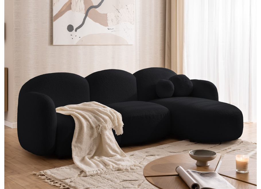 Narożnik pięcioosobowy z ozdobnymi poduszkami Bloop - Quelle 100