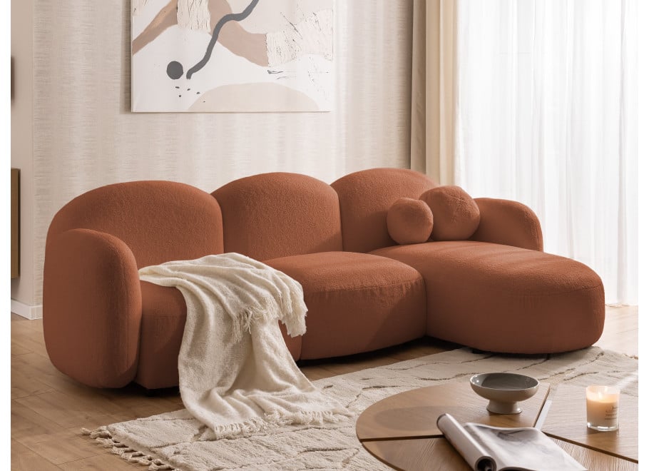 Narożnik pięcioosobowy z ozdobnymi poduszkami Bloop - Quelle 54