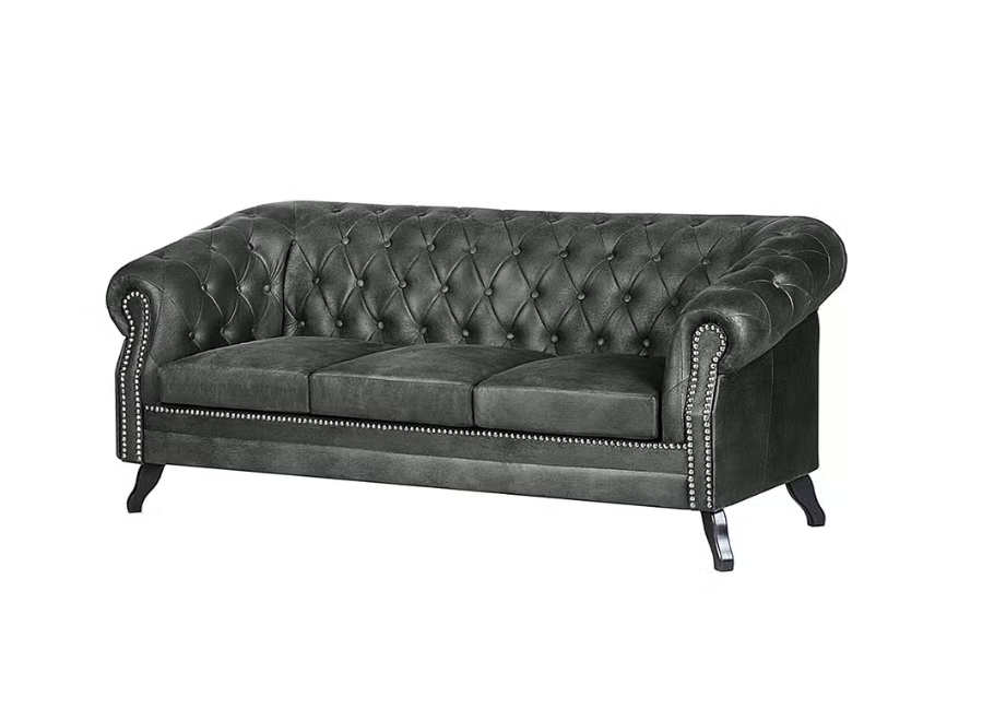 Sofa trzyosobowa pikowana Chesterfield GOWEL - Tobago 17