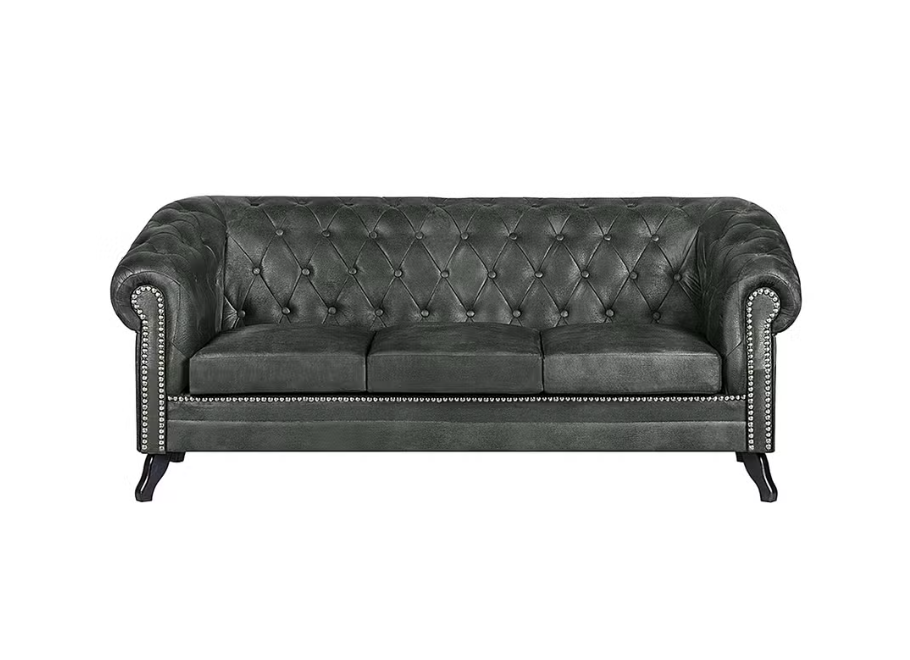 Sofa trzyosobowa pikowana Chesterfield GOWEL - Tobago 17