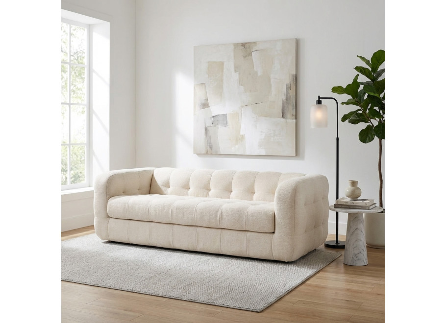 Sofa trzyosobowa klasyczna pikowana Zarina - Perfect Harmony 01