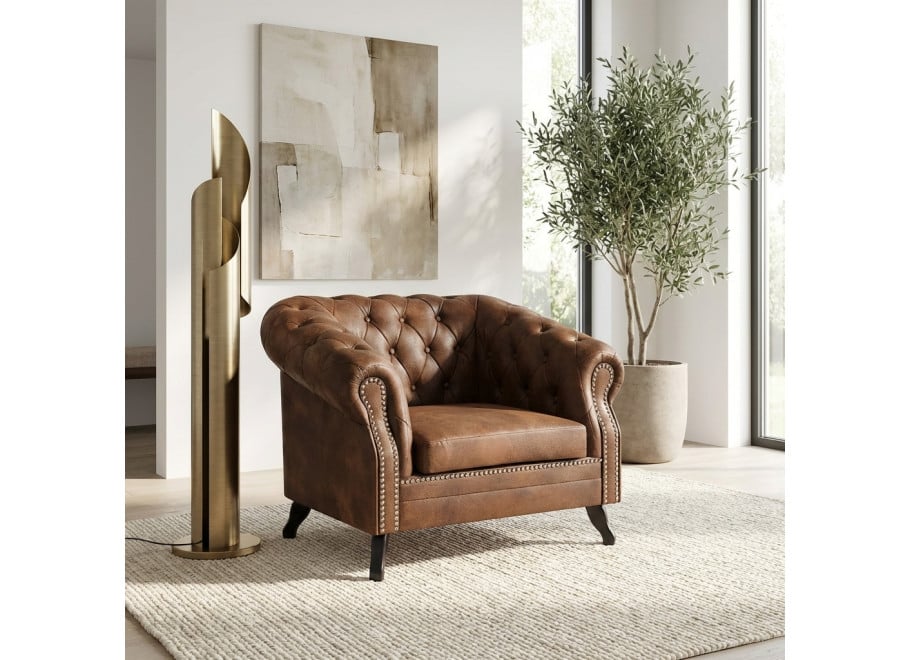 Fotel pikowany Chesterfield Gowel - Tobago 12