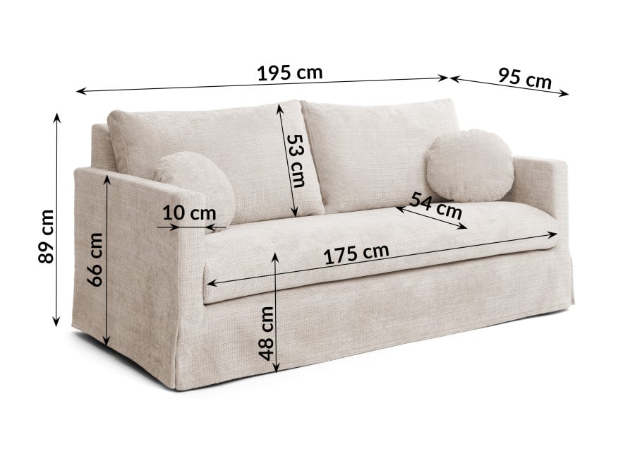 Zestaw mebli nowoczesnych 3+2+1 Nerio - zdejmowane pokrowce 11