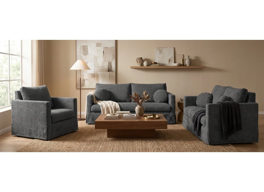 Zestaw mebli nowoczesnych 3+2+1 Nerio - zdejmowane pokrowce - Cremona 95