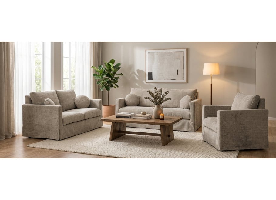 Zestaw mebli nowoczesnych 3+2+1 Nerio - zdejmowane pokrowce - Cremona 14