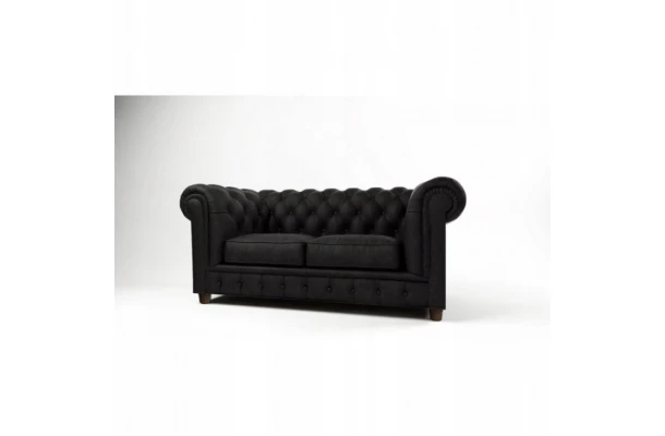Sofa dwuosobowa z funkcją spania pikowana Chesterfield SOLARIS 2 - eleganckie Sofa dwuosobowa z funkcją spania pikowana Chesterfield SOLARIS 2 - eleganckie