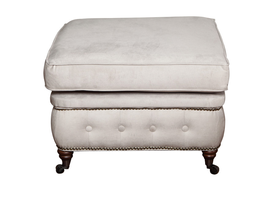 Puf pikowany glamour 75x70 VINCENT - Amore 31