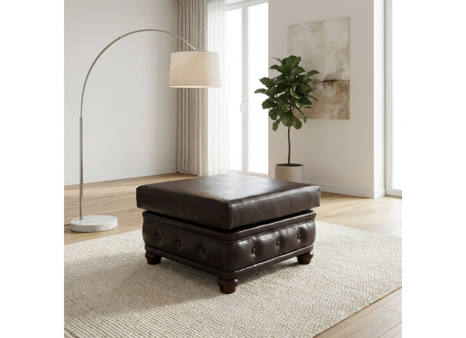 Puf pikowany Chesterfield 75x70 FELIX - MG 14