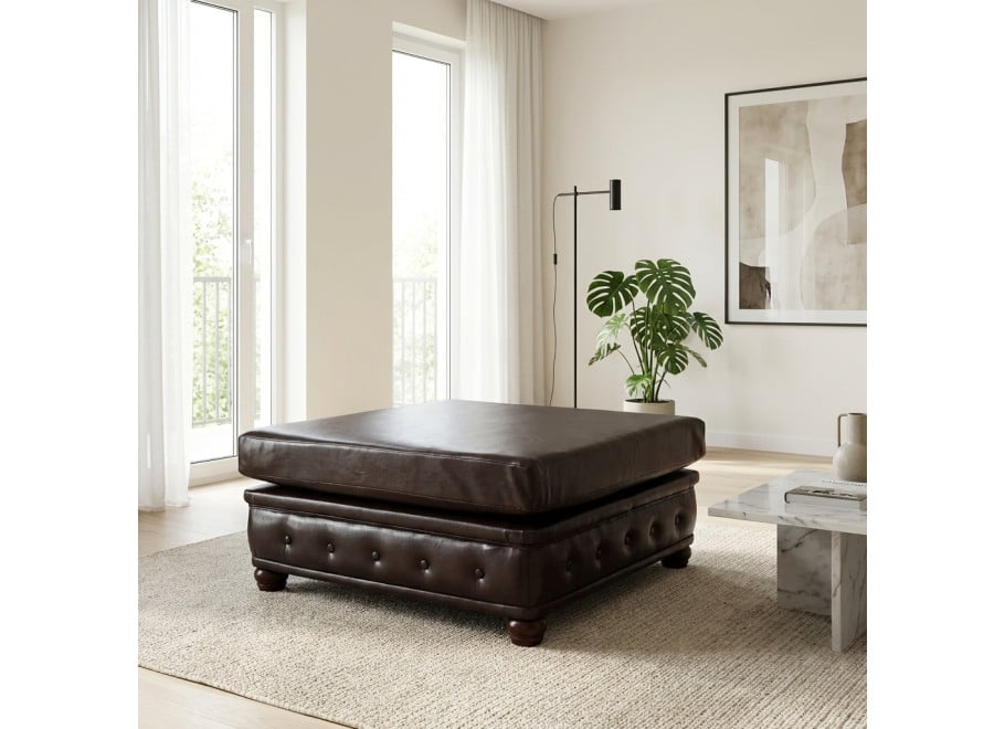 Puf pikowany Chesterfield 100x100 FELIX - MG 14