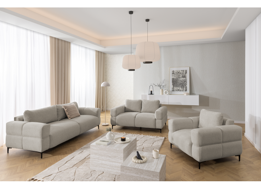 Zestaw Wypoczynkowy 3+2+1 Valentia – Komplet Sof + fotel do Salonu - Aragon 20