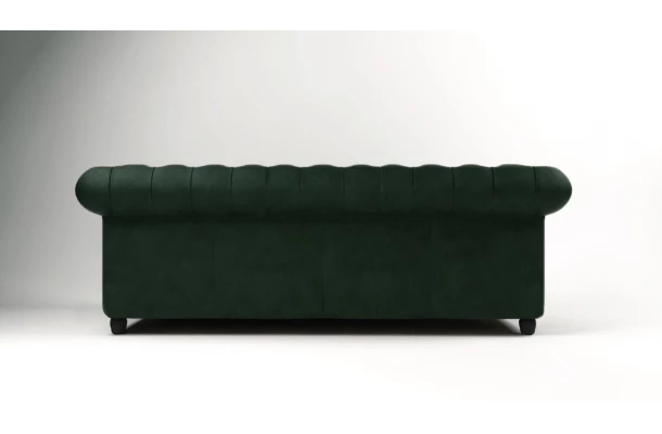 Sofa trzyosobowa pikowana Chesterfield SOLARIS 3 - komfortowe