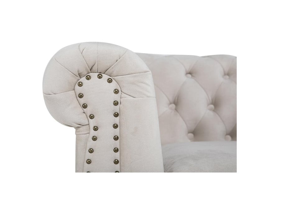 Sofa dwuosobowa z funkcją spania pikowana glamour Chesterfield VINCENT - Amore 31