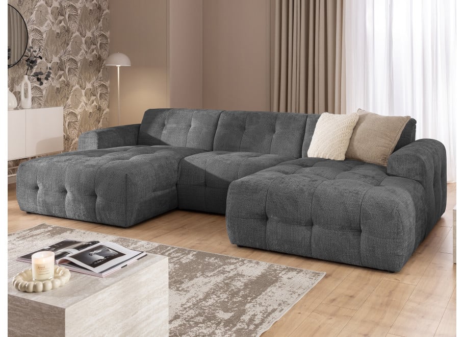 Narożnik sześcioosobowy pikowany Imperial - Cremona 95