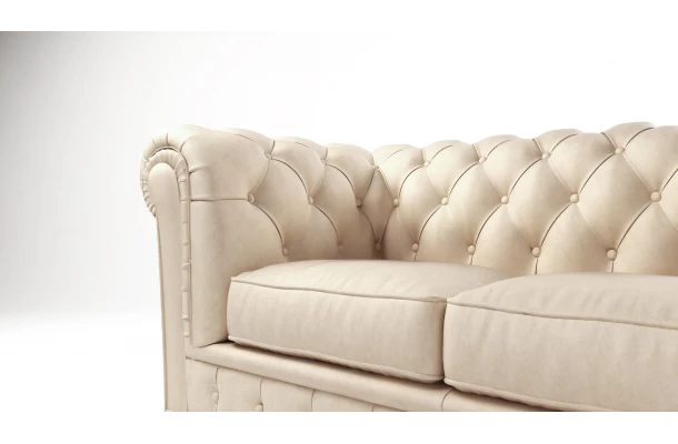 Sofa trzyosobowa pikowana Chesterfield SOLARIS 3 - design i funkcjonalnosc w parze