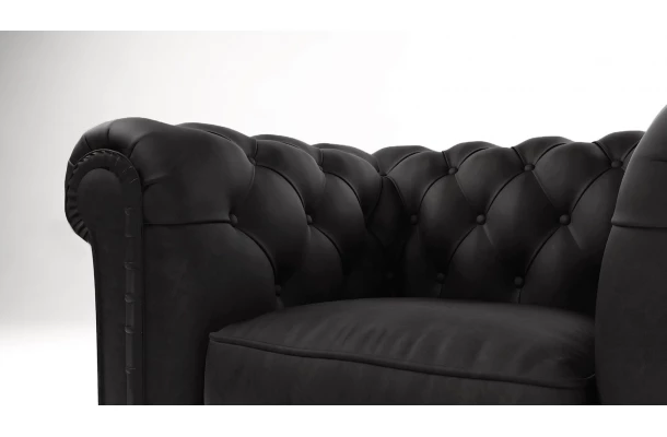 Sofa trzyosobowa pikowana Chesterfield SOLARIS 3 - design i funkcjonalnosc w parze