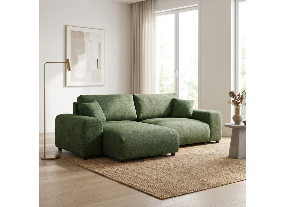 Narożnik nowoczesny z poduszkami kompaktowy Candi