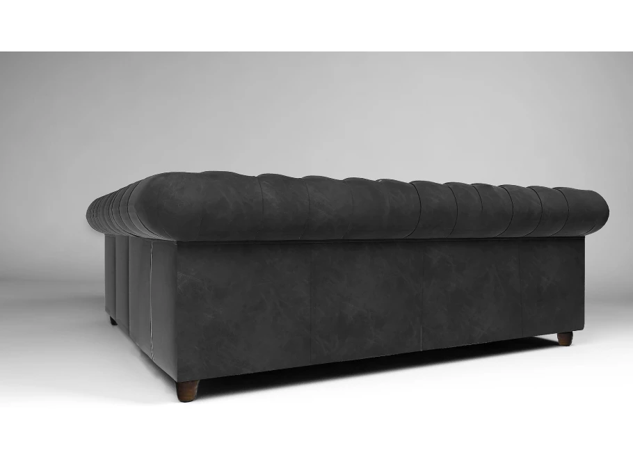 Narożnik pięcioosobowy pikowany Chesterfield SOLARIS 2+E+2