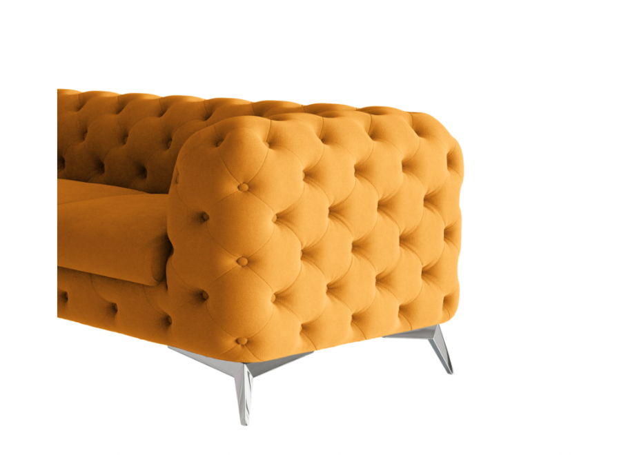 Narożnik pięcioosobowy luksusowy pikowany Chesterfield TEO 1+E+3 13