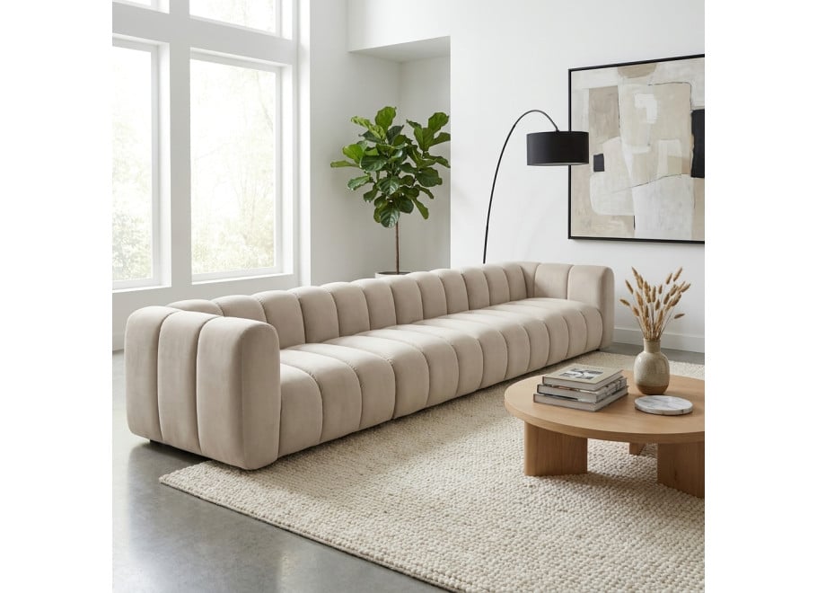 Sofa modułowa Velis SL+S+S+SP - French Velvet 673