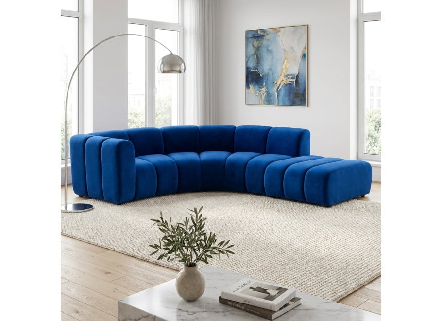 Narożnik modułowy Velis RL+R+P - Magic Velvet 2297