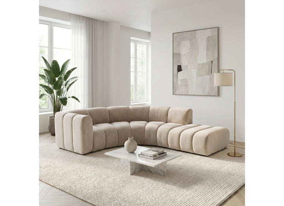 Narożnik modułowy Velis RL+R+P - Magic Velvet 2274
