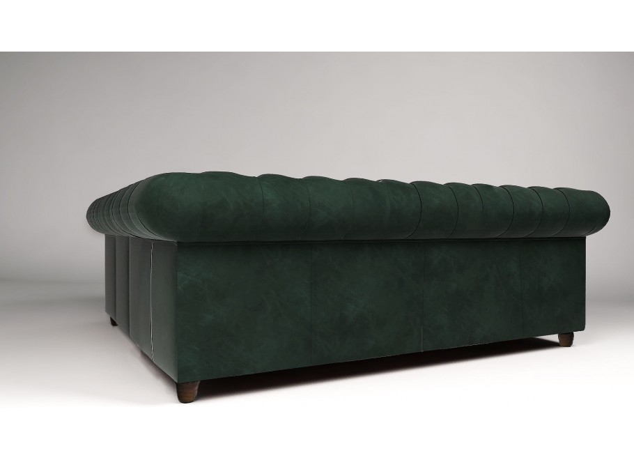 Narożnik pięcioosobowy z funkcją spania pikowany Chesterfield SOLARIS 2+E+2 8