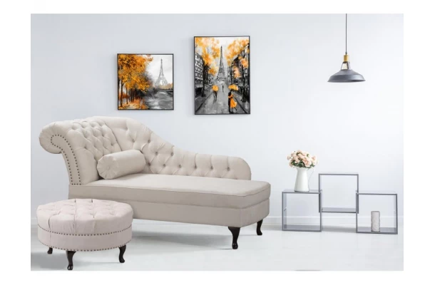 Szezlong Glamour Mona Eksluzywny Pikowany - design i funkcjonalnosc w parze