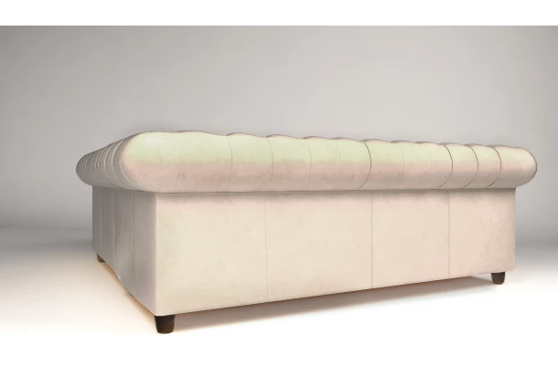 Narożnik pięcioosobowy z funkcją spania pikowany Chesterfield SOLARIS 2+E+2 - design i funkcjonalnosc w parze