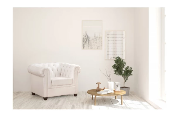Fotel pikowany chesterfield SYDNEY - wygodne