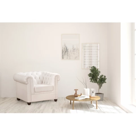 Fotel pikowany chesterfield SYDNEY