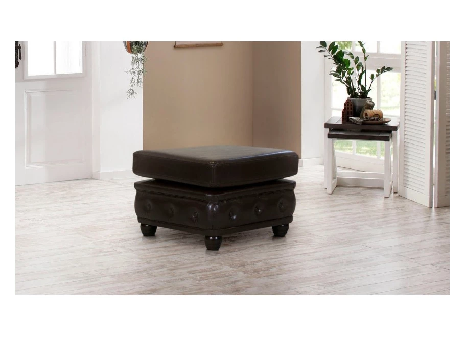 Puf pikowany Chesterfield 75x70 FELIX Puf pikowany Chesterfield 75x70 FELIX