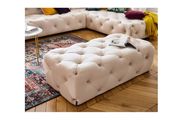 Puf pikowany Chesterfield 130x65 BENTLEY - design i funkcjonalnosc w parze Puf pikowany Chesterfield 130x65 BENTLEY - design i funkcjonalnosc w parze