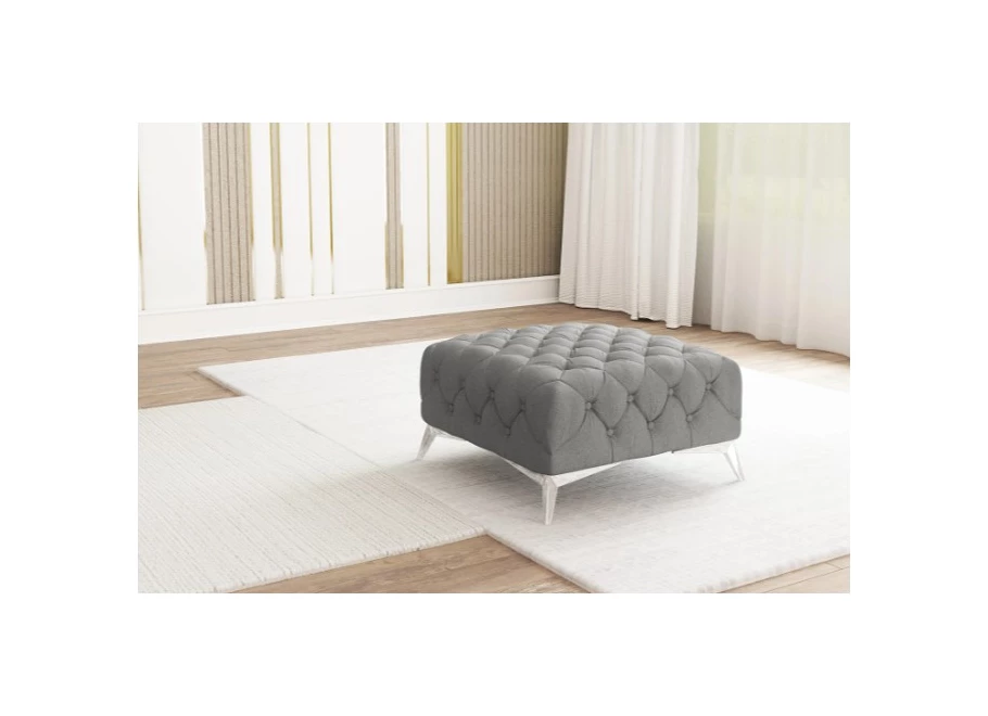 Puf pikowany Chesterfield 80x80 TEO