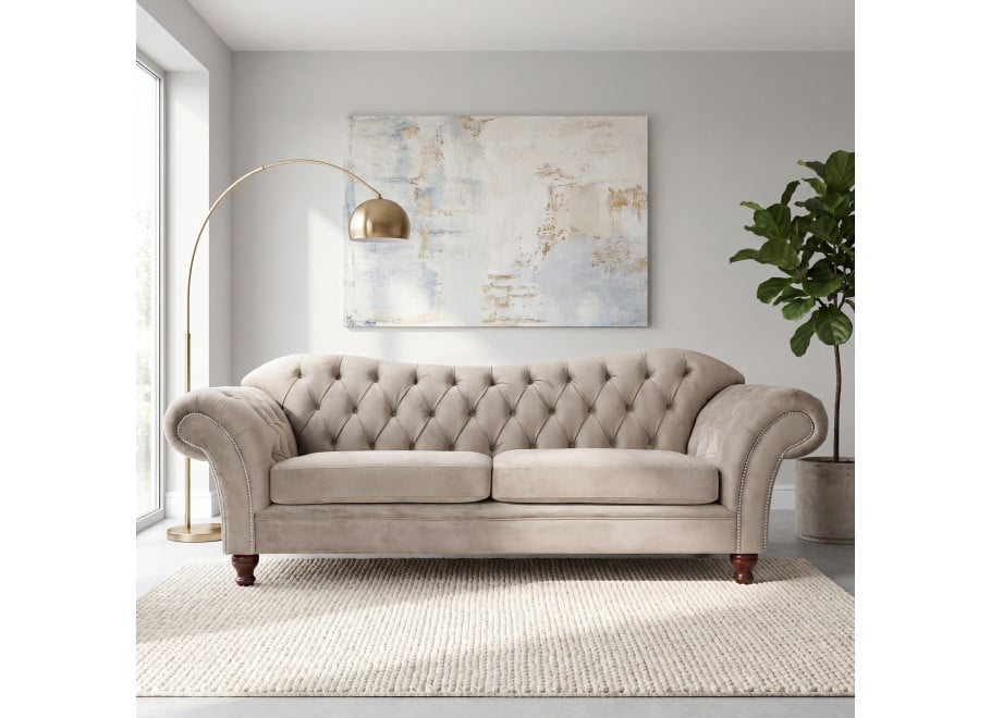 Sofa trzyosobowa pikowana Chesterfield PARIS - Amore 31