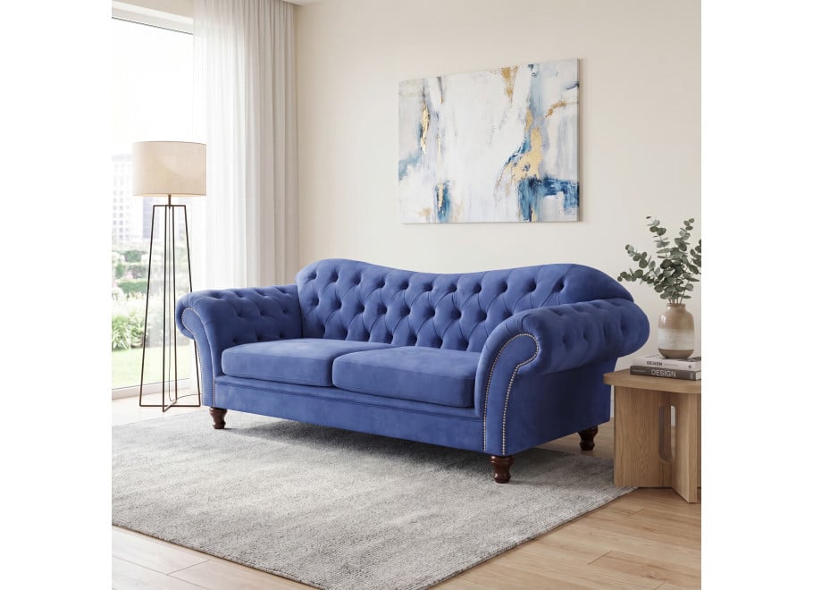 Sofa trzyosobowa pikowana Chesterfield PARIS - Amore 15