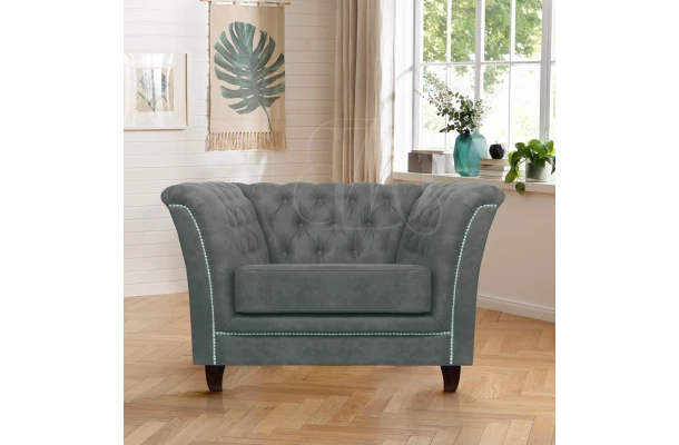 Fotel pikowany chesterfield HASSO - meble